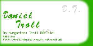 daniel troll business card